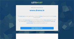 Desktop Screenshot of drama.ie