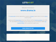 Tablet Screenshot of drama.ie