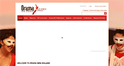 Desktop Screenshot of drama.org.nz